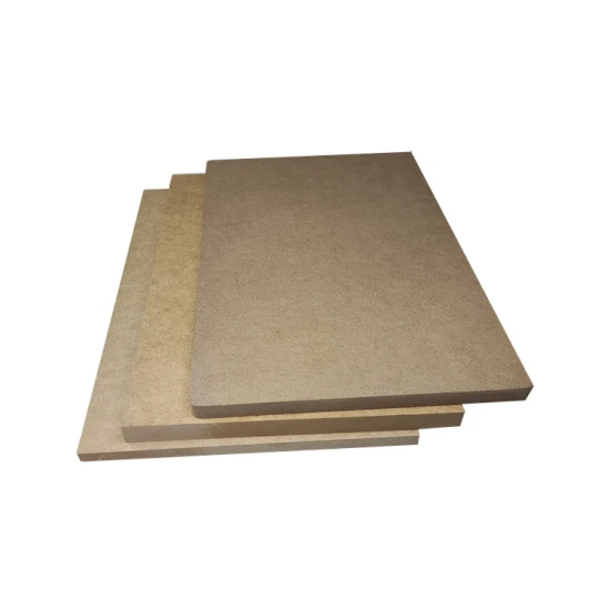 1220*2440mm 1830*2440mm 2mm bis 40mm Melaminlaminiertes MDF in verschiedenen Größen für den chilenischen, mexikanischen und kolumbianischen Markt