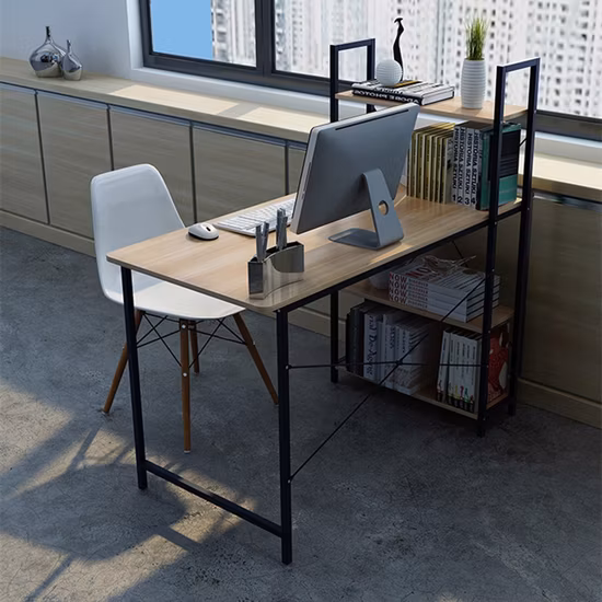 Computertisch, einfacher Schreibtisch, modulare Möbel 0314