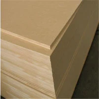 18 mm rohe, schlichte MDF-HDF-Melamin-MDF-Platte für laminierte Küchenschränke