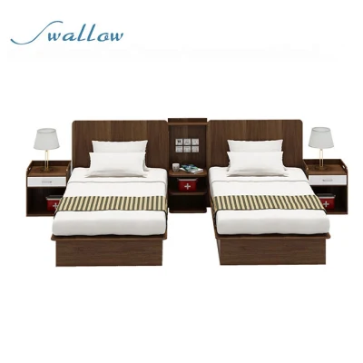 China Holz-Schlafzimmer-Panel-Bett-Hotel-Schlafzimmer-Möbel-Sets